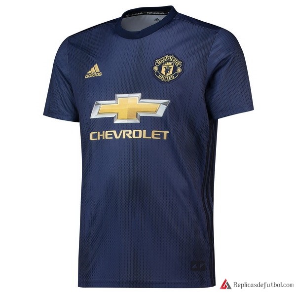 Tailandia Camiseta Manchester United Tercera equipación 2018-2019 Azul